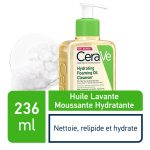 CeraVe Huile lavante moussante hydratante Peau très sèche à atopique