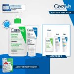 CeraVe Pack Crème lavante hydratante 473 ml + Crème hydratante visage 52 ml + 3 miniatures