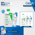CeraVe Pack Crème lavante hydratante 473 ml + Crème hydratante visage SPF50 + 3 miniatures