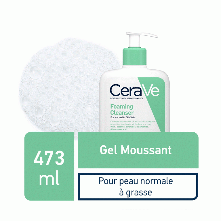 CeraVe Pack Gel moussant 473 ml + Gel-crème Oil Control mini