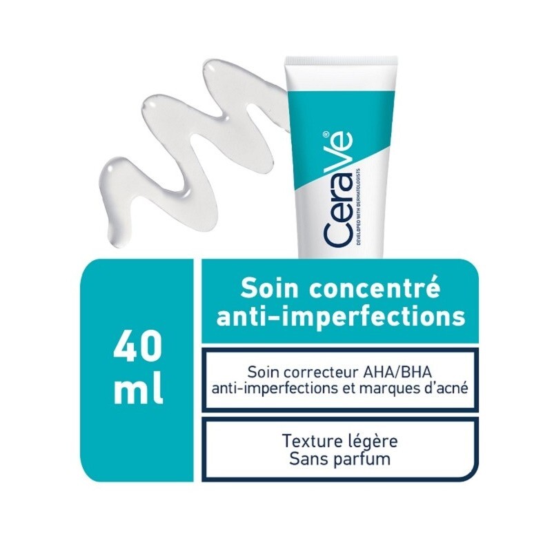 CeraVe Soin concentré anti-imperfections Peau grasse à tendance acnéique CeraVe Soin concentré anti-imperfections Peau grasse à tendance acnéique