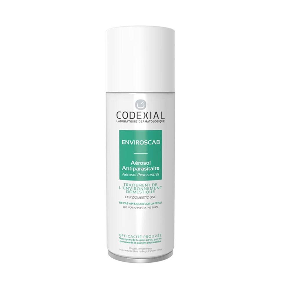 Codexial Enviroscab Aérosol antiparasitaire environnement 200 ml