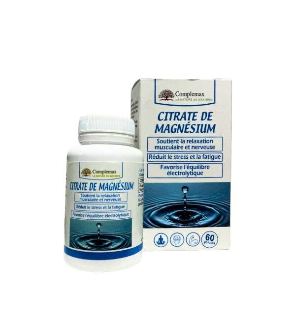 Complemax Citrate de magnésium 60 gélules Complemax Citrate de magnésium 60 gélules