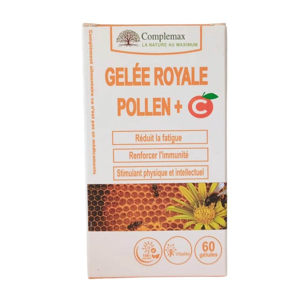 Complemax Gelée royale Pollen + C 60 gélules Complemax Gelée royale Pollen + C 60 gélules