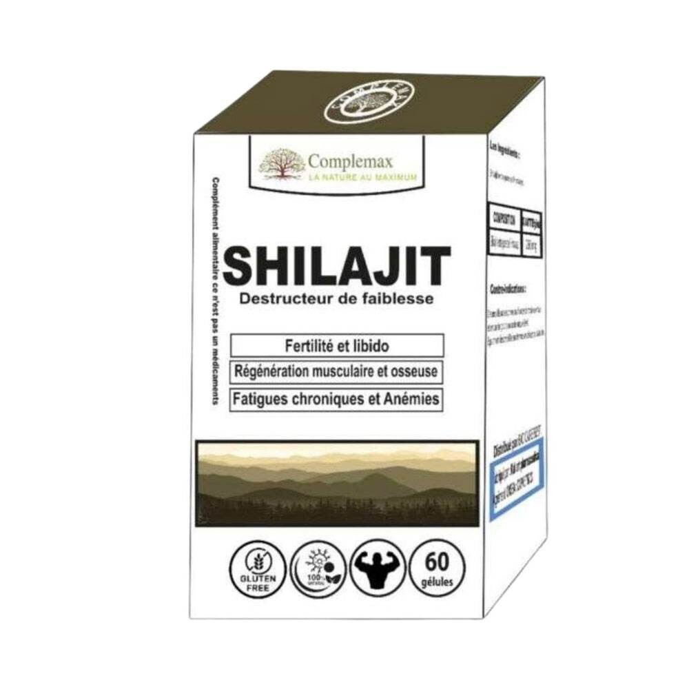 Complemax Shilajit 60 gélules Complemax Shilajit 60 gélules