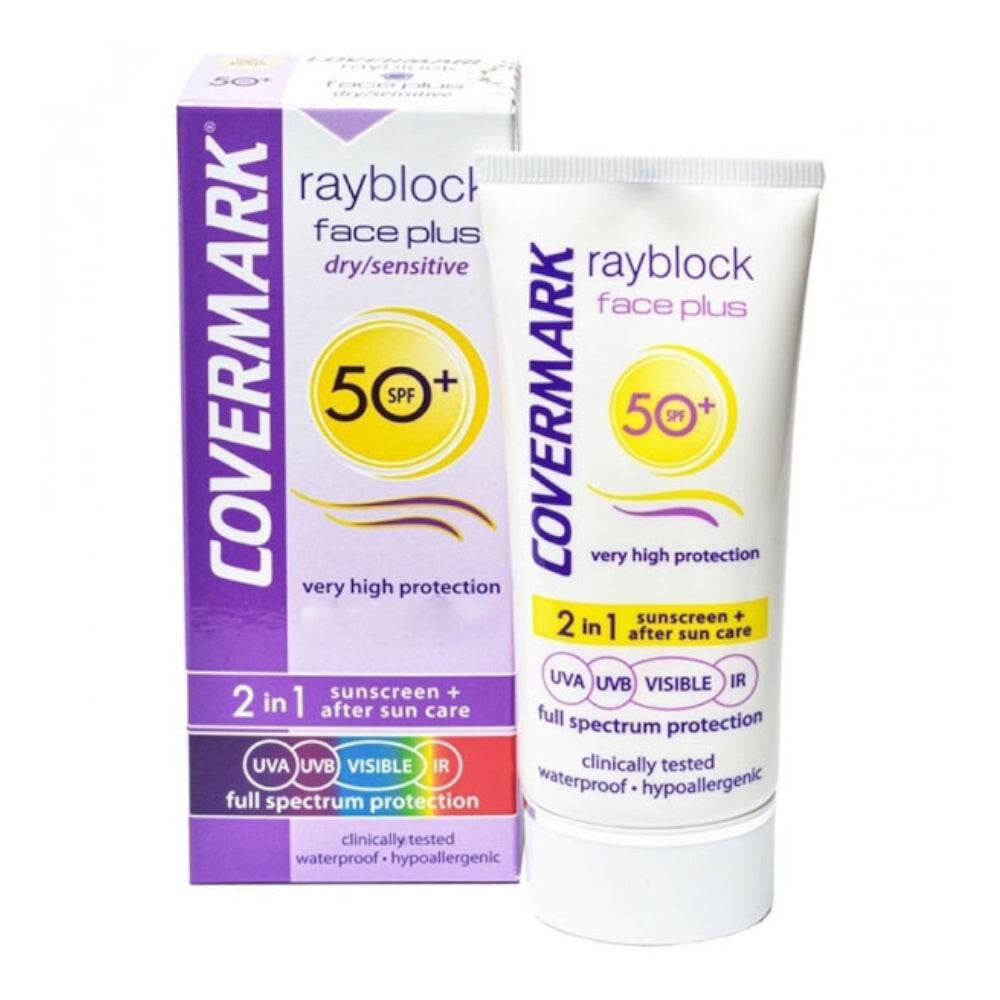 Covermark Rayblock Face Plus Teinté Dry/Sensitive SPF50+ 50 ml Covermark Rayblock Face Plus Teinté Dry/Sensitive SPF50+ 50 ml