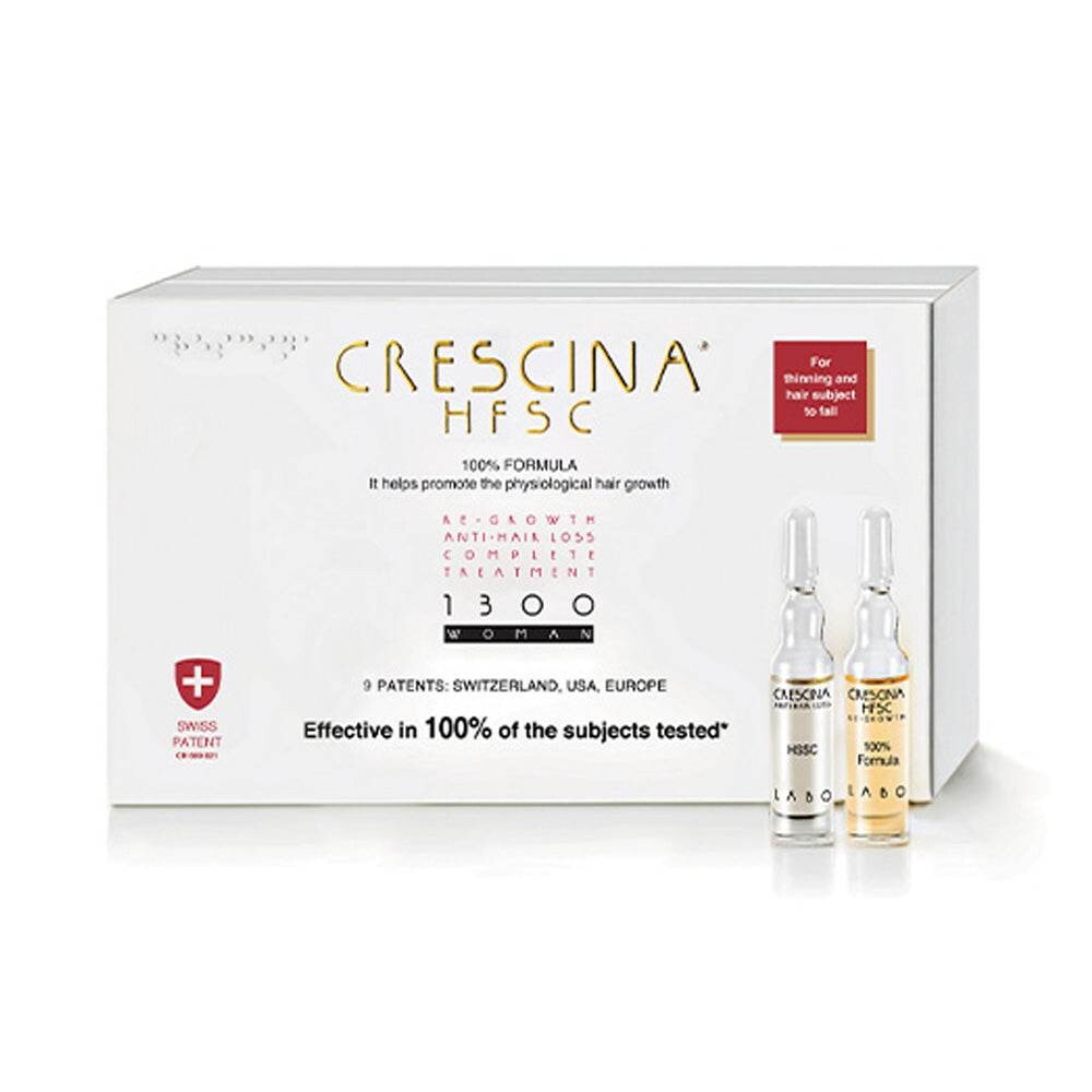 Crescina Transdermic HFSC 1300 Femme 20 ampoules x 3,5 ml