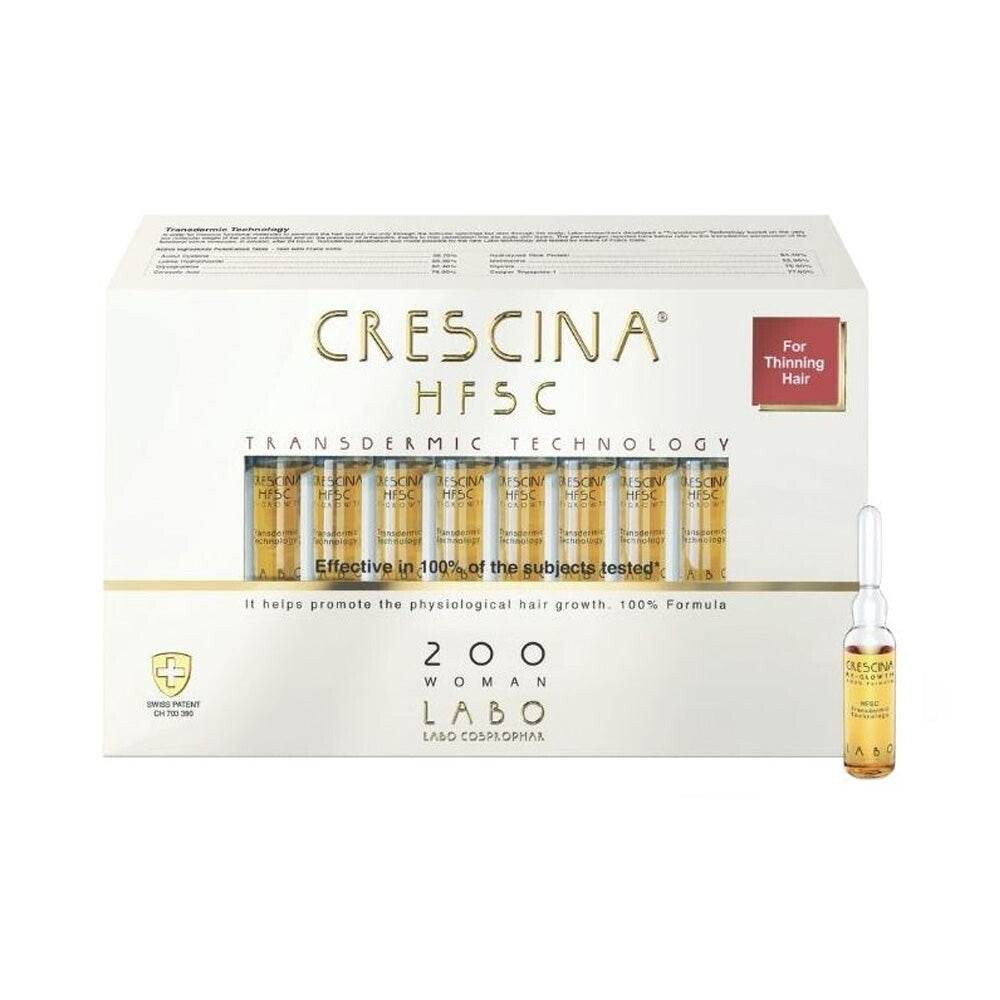 Crescina Transdermic HFSC 200 Femme 20 ampoules x 3,5 ml Crescina Transdermic HFSC 200 Femme 20 ampoules x 3,5 ml