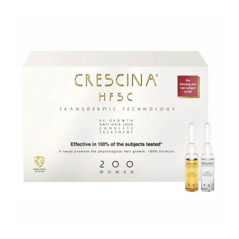 Crescina Transdermic HFSC Complete Treatment 200 Femme 10+10 x 3,5 ml Crescina Transdermic HFSC Complete Treatment 200 Femme 10+10 x 3,5 ml