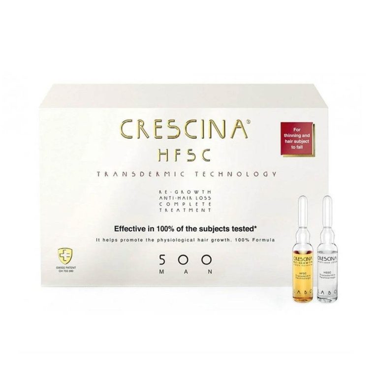 Crescina Transdermic HFSC Complete Treatment 500 Homme 10+10 x 3,5 ml