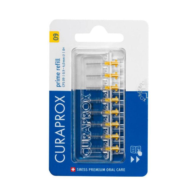 Curaprox CPS 09 Prime Brossettes recharge jaune x8