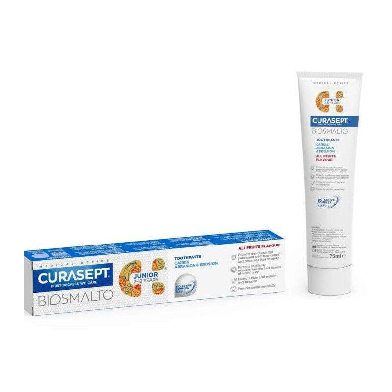 Curasept Biosmalto Junior Dentifrice 7-12 ans 75 ml Curasept Biosmalto Junior Dentifrice 7-12 ans 75 ml