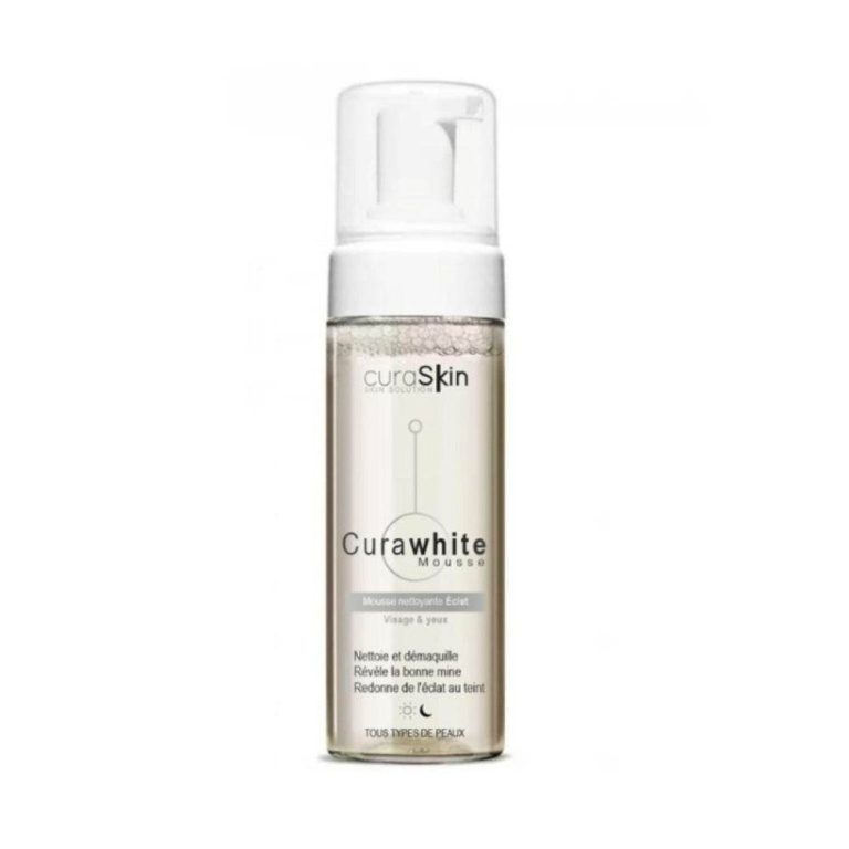 Curaskin Curawhite Mousse nettoyante éclat 150 ml