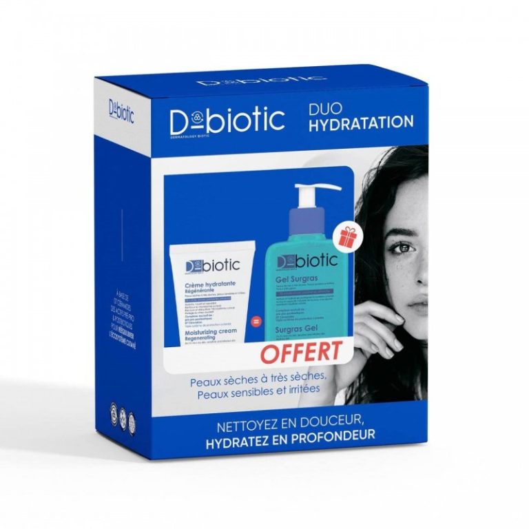 D-Biotic Coffret Crème hydratante 75 ml + Gel surgras 240 ml