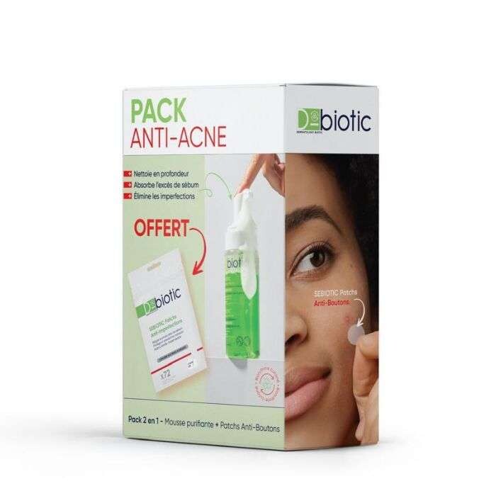 D-Biotic Sebiotic Mousse purifiante 150 ml + patchs anti-boutons