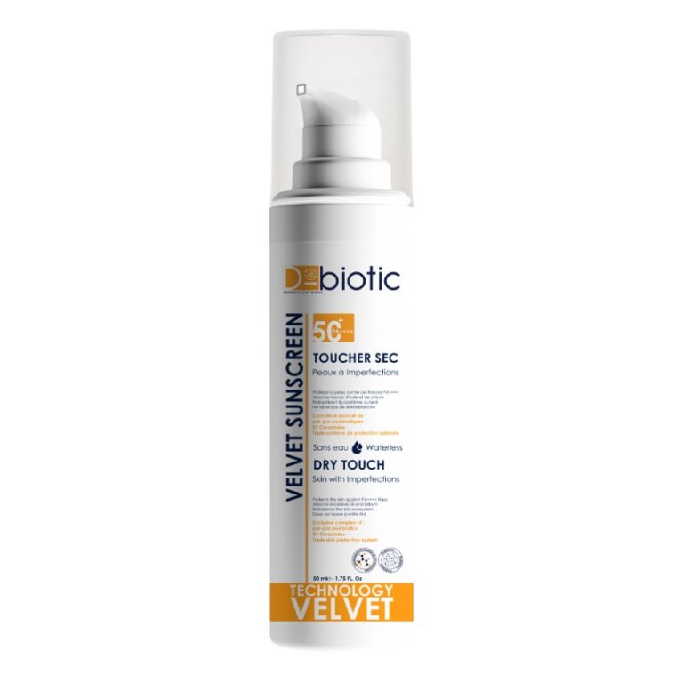 D-Biotic Velvet Sunscreen Toucher sec SPF50+ 50 ml