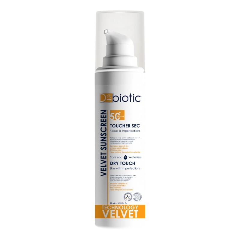 D-Biotic Velvet Sunscreen Toucher sec SPF50+ 50 ml D-Biotic Velvet Sunscreen Toucher sec SPF50+ 50 ml