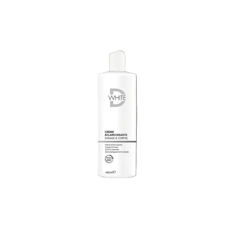 D-White Crème éclaircissante visage et corps 400 ml D-White Crème éclaircissante visage et corps 400 ml