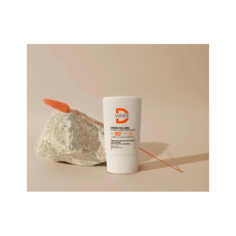 D-White Crème solaire matifiante SPF50+ peaux mixtes à grasses 40 ml