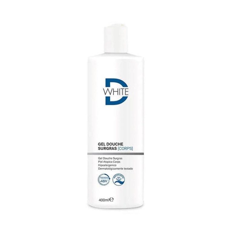 D-White Gel douche surgras visage et corps 400 ml