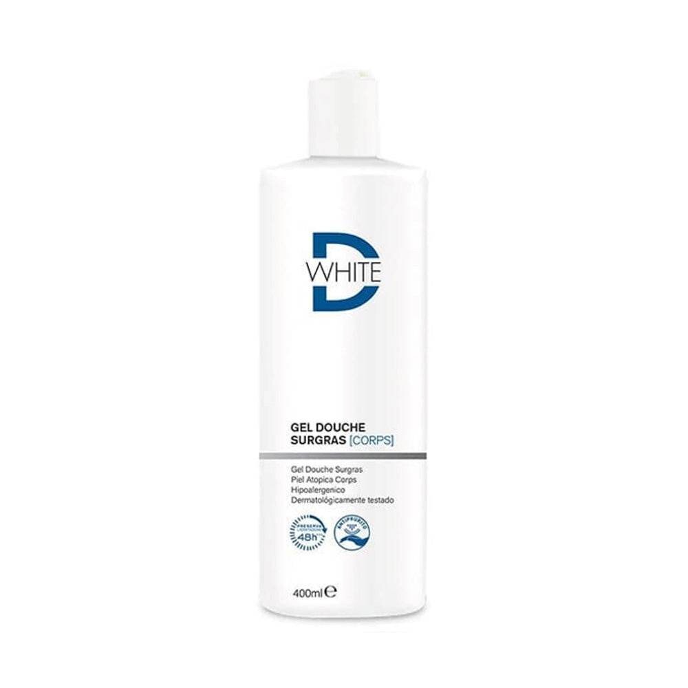 D-White Gel douche surgras visage et corps 400 ml