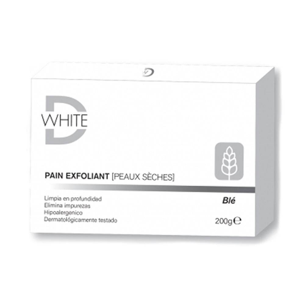D-White Pain exfoliant blé peaux sèches 200 g