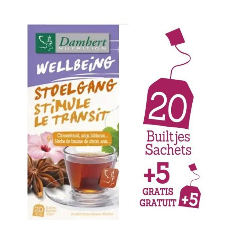 Damhert Wellbeing Tea Time Infusion transit 20+5 sachets