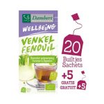 Damhert Wellbeing Tisane fenouil 20 + 5 sachets