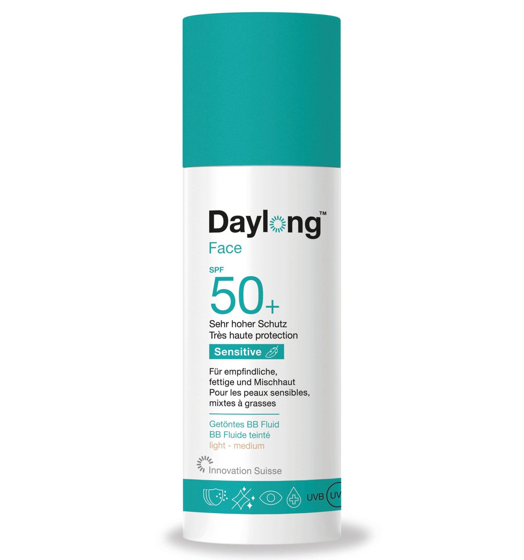 Daylong Sensitive Face BB Crème solaire teintée SPF50+ 50 ml Daylong Sensitive Face BB Crème solaire teintée SPF50+ 50 ml