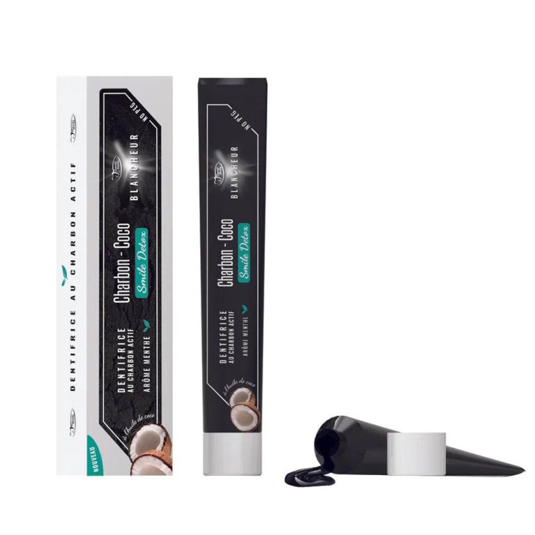 Denti-Smile Dentifrice charbon-coco blancheur 100 g