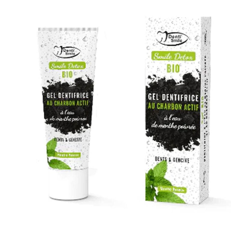 Denti-Smile Gel dentifrice au charbon actif 75 ml