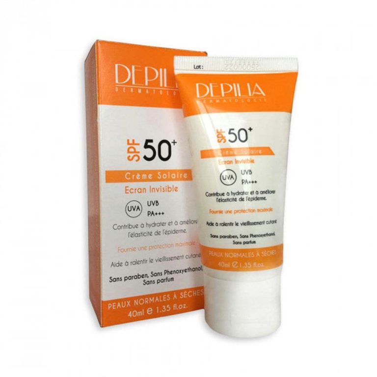 Depilia Crème solaire Écran invisible SPF50+ 40 ml
