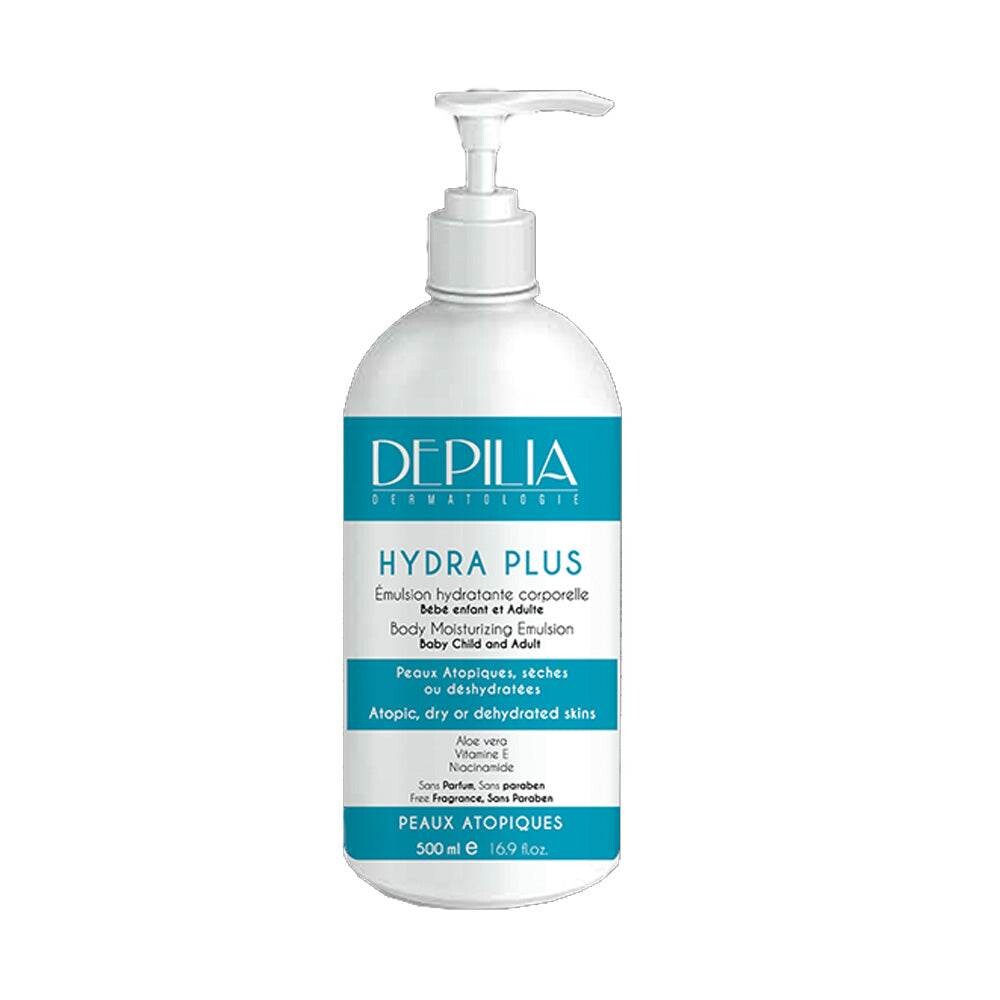 Depilia Émulsion hydratante corporelle Plus Lait 500 ml Depilia Émulsion hydratante corporelle Plus Lait 500 ml