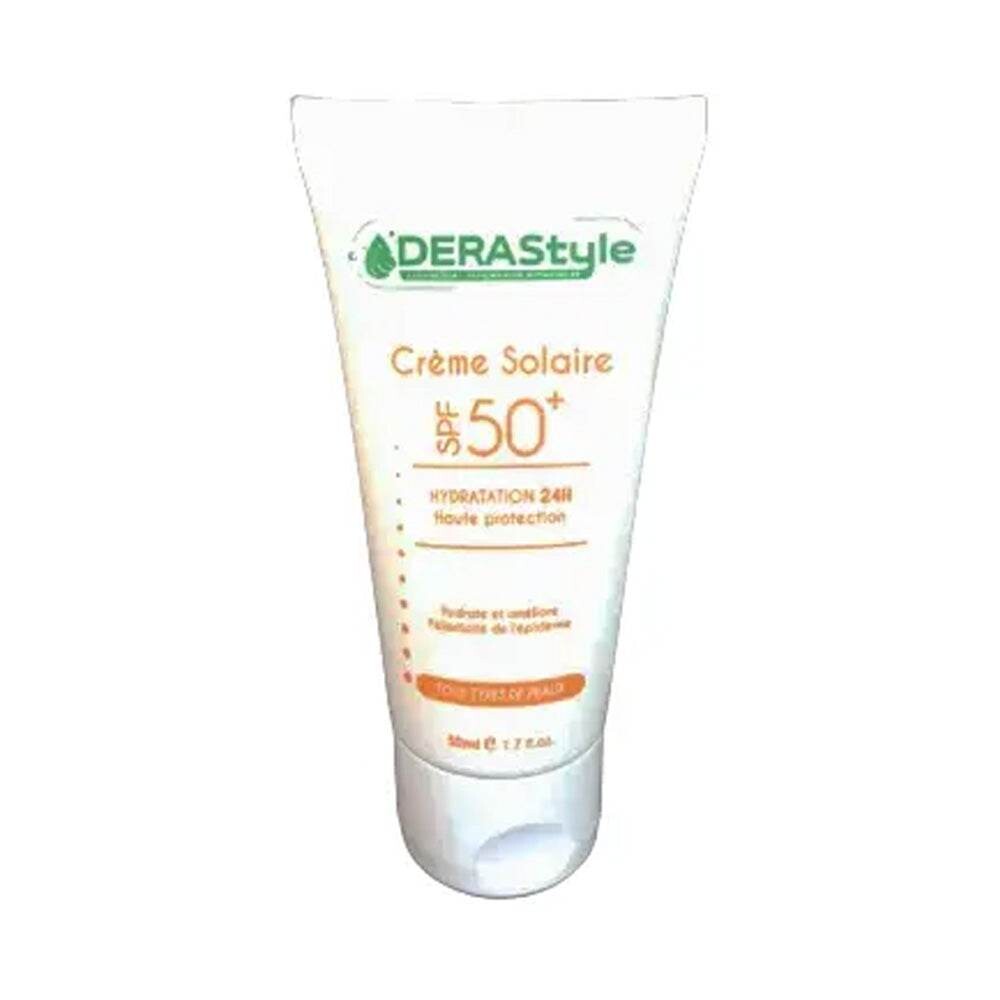 Derastyle Crème solaire SPF50+ Hydratation 24h 50 ml Derastyle Crème solaire SPF50+ Hydratation 24h 50 ml