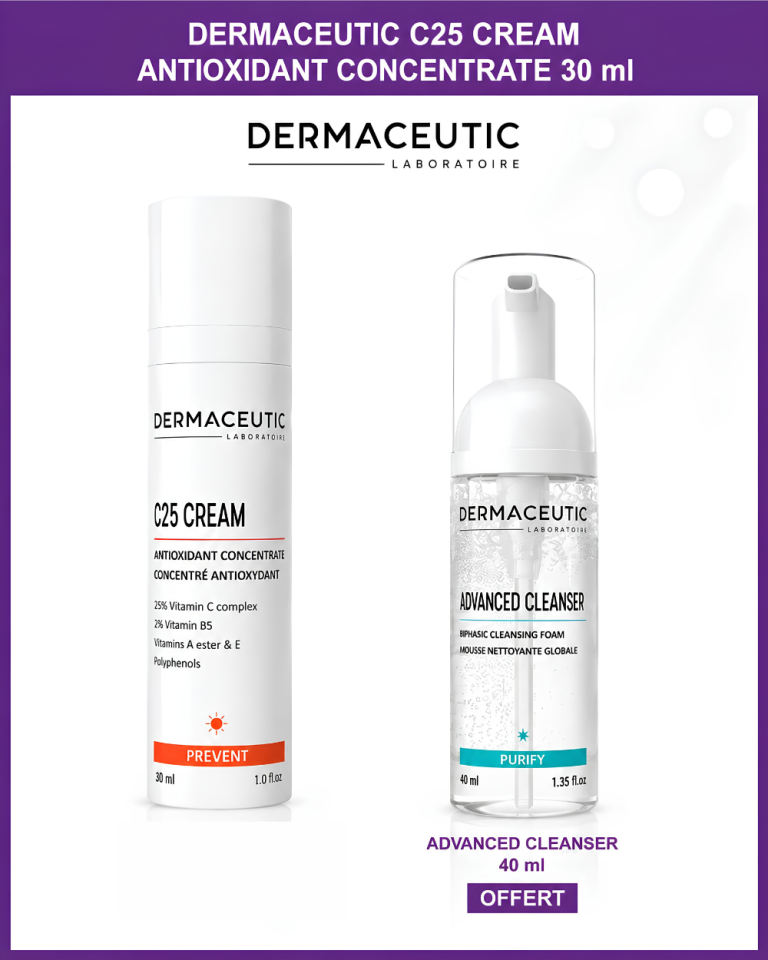 Dermaceutic C25 Cream 30 ml + Advanced Cleanser 40 ml