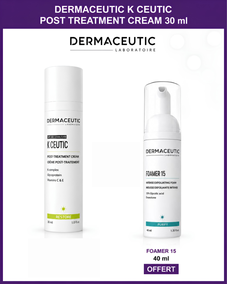 Dermaceutic K Ceutic Crème post-traitement 30 ml + Foamer 15 40 ml