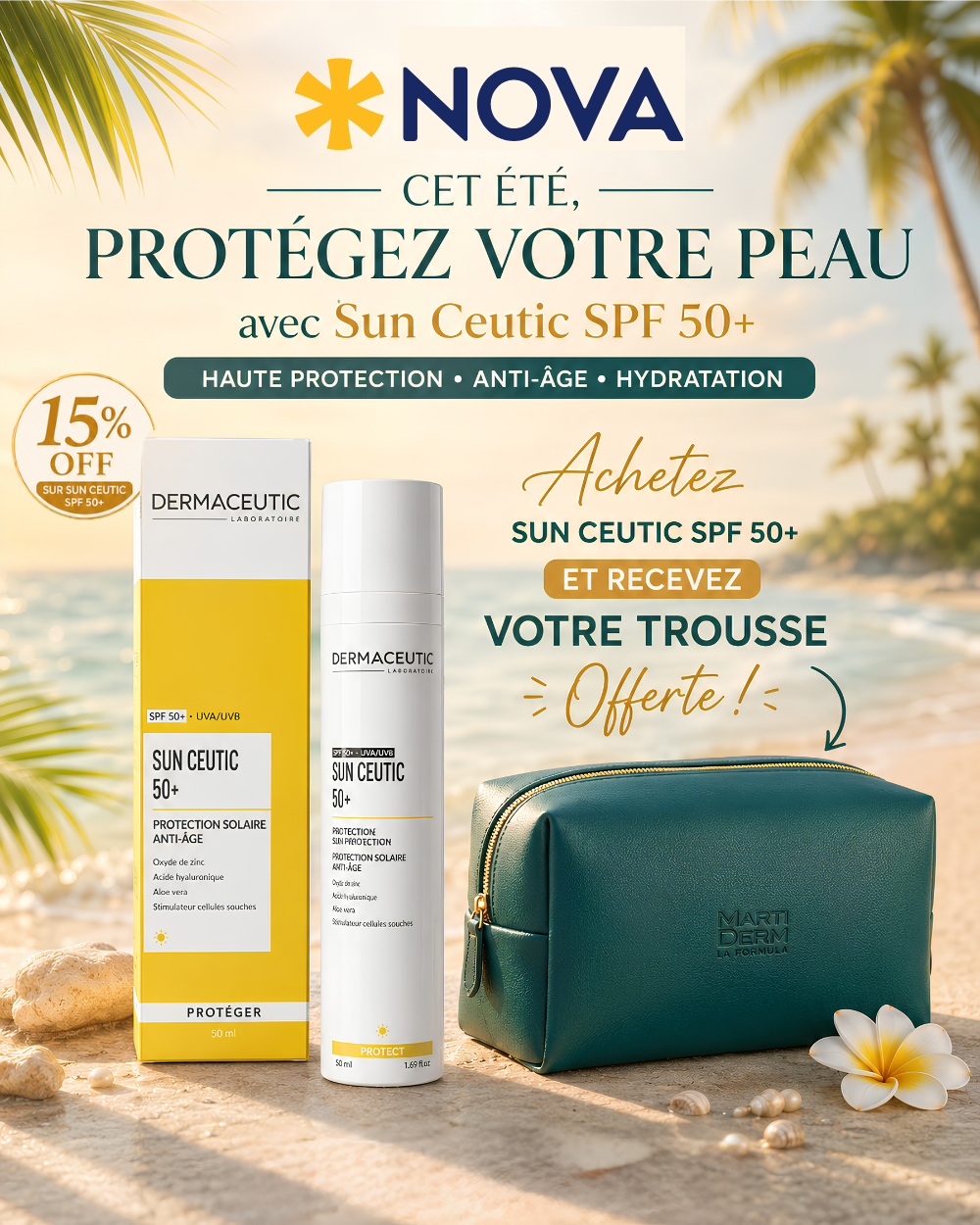 Dermaceutic Sun Ceutic 50+ Crème solaire anti-âge 50 ml Dermaceutic Sun Ceutic 50+ Crème solaire anti-âge 50 ml