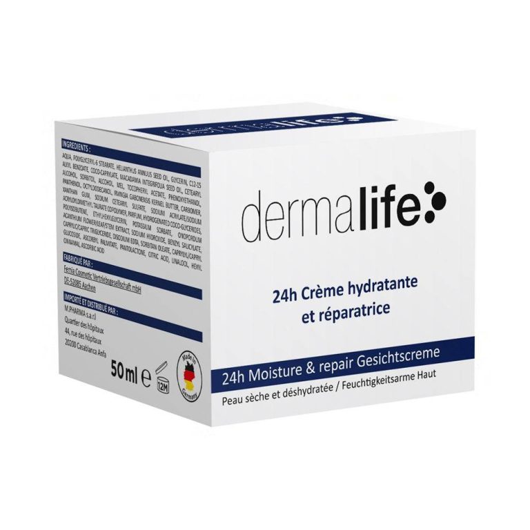 Dermalife Crème hydratante et réparatrice 24h 50 ml