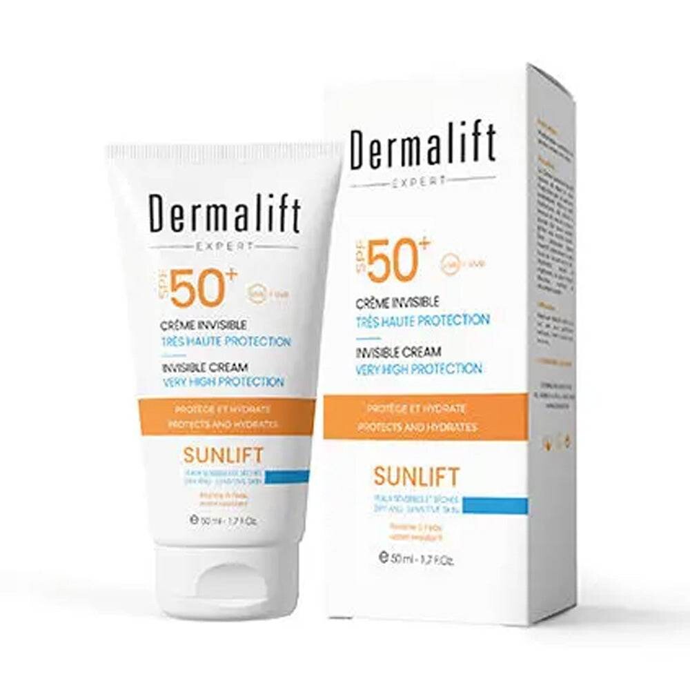 Dermalift Sunlift Écran invisible SPF50+ peaux sèches à très sèches 50 ml Dermalift Sunlift Écran invisible SPF50+ peaux sèches à très sèches 50 ml