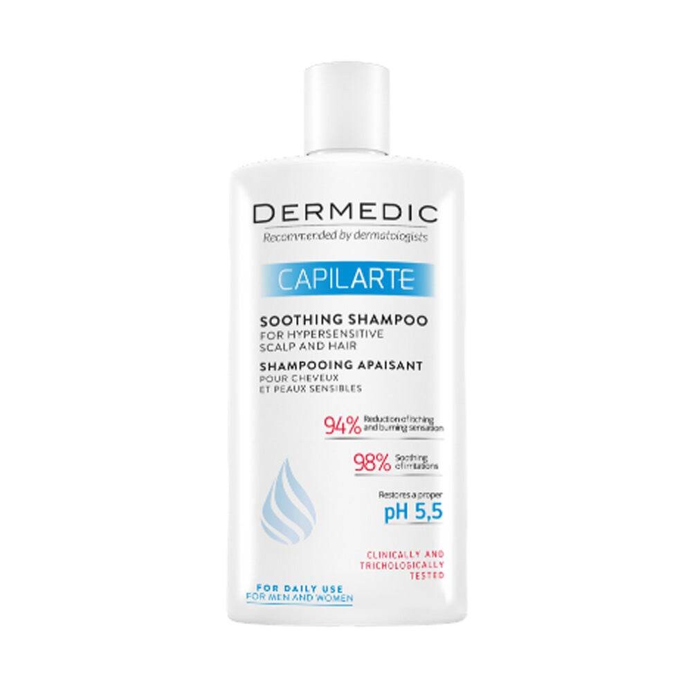 Dermedic Capilarte Shampooing apaisant cheveux et peaux sensibles 300 ml Dermedic Capilarte Shampooing apaisant cheveux et peaux sensibles 300 ml
