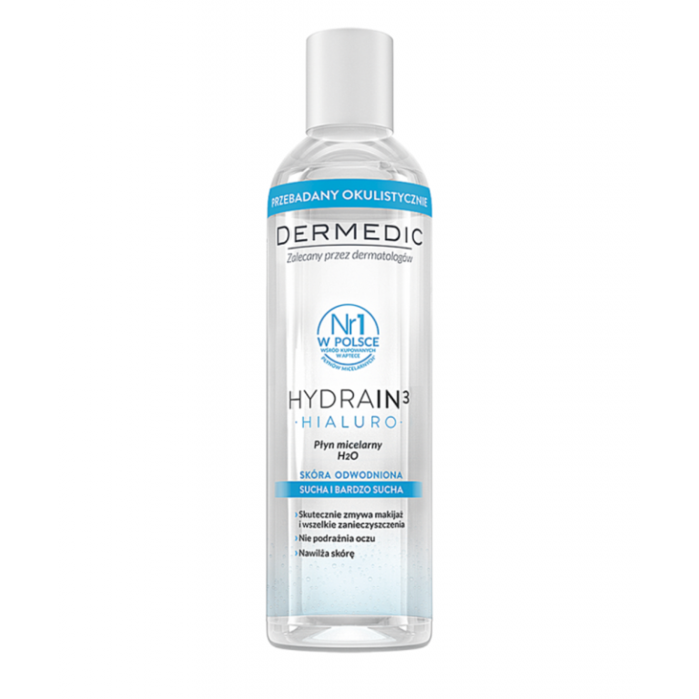 Dermedic Hydrain3 Hialuro Eau micellaire H2O 200 ml