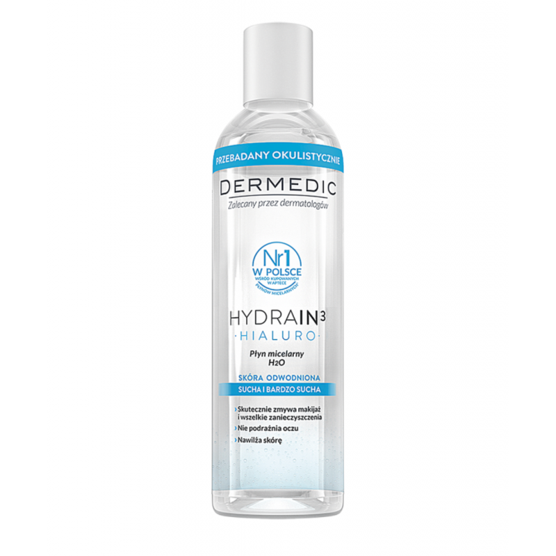 Dermedic Hydrain3 Hialuro Eau micellaire H2O 200 ml Dermedic Hydrain3 Hialuro Eau micellaire H2O 200 ml