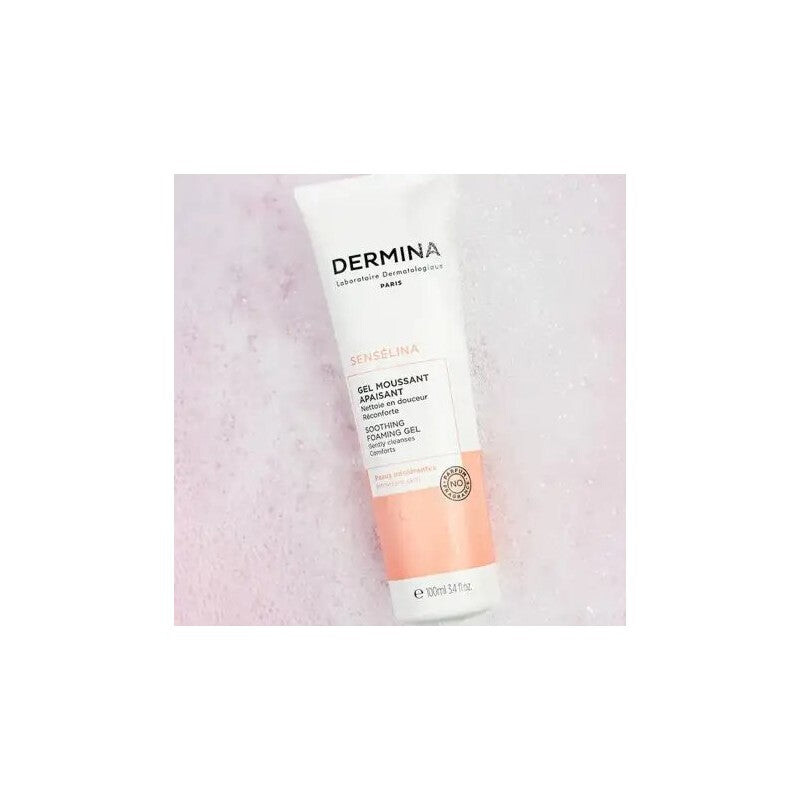 Dermina Senselina Gel moussant apaisant 100 ml Dermina Senselina Gel moussant apaisant 100 ml