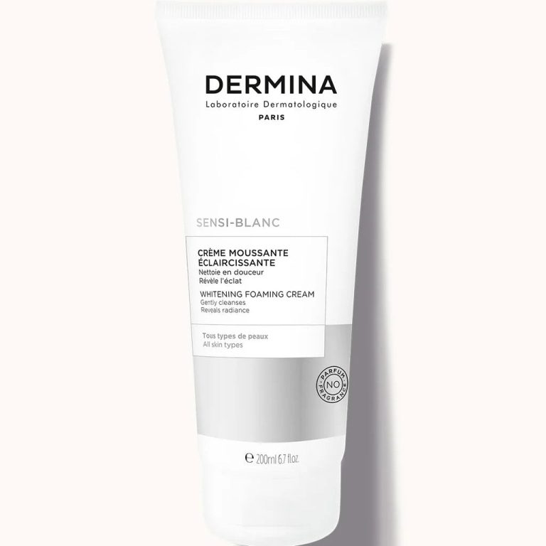 Dermina Sensi-Blanc Crème moussante éclaircissante 200 ml