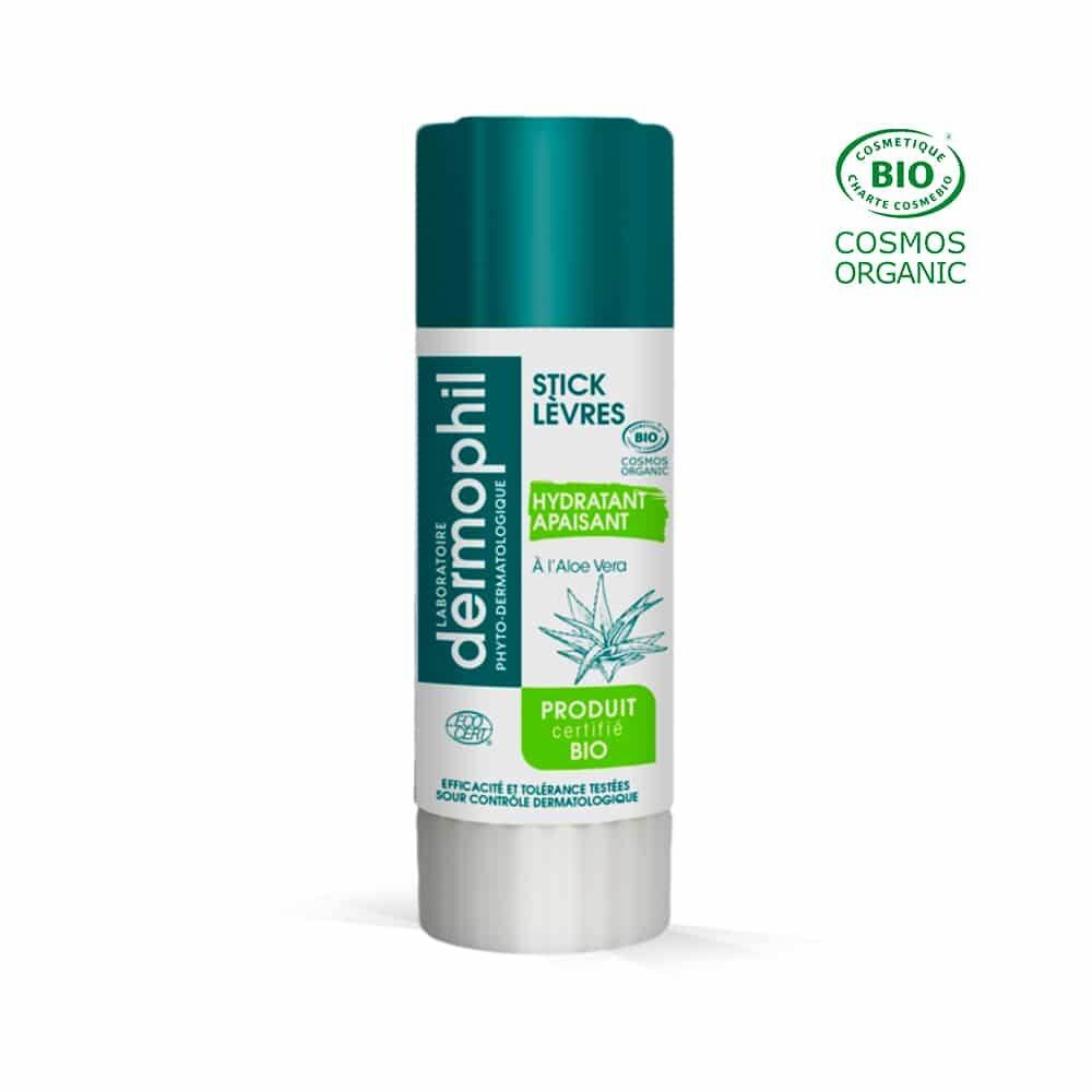 Dermophil Indien Stick lèvres bio Aloe vera 4 g Dermophil Indien Stick lèvres bio Aloe vera 4 g