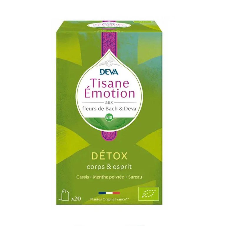 Deva Tisane Emotion Détox Corps et Esprit 20 sachets