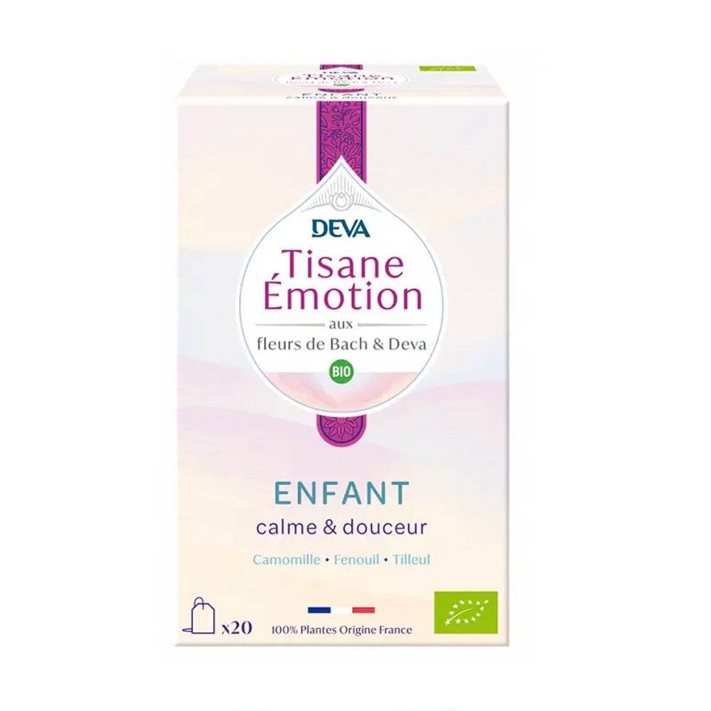 Deva Tisane Emotion Enfant Calme et Douceur 20 sachets Deva Tisane Emotion Enfant Calme et Douceur 20 sachets