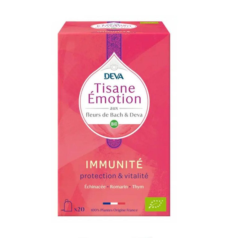 Deva Tisane Emotion Immunité Protection et Vitalité 20 sachets