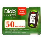 Diabcontrol 50 bandelettes de glycémie