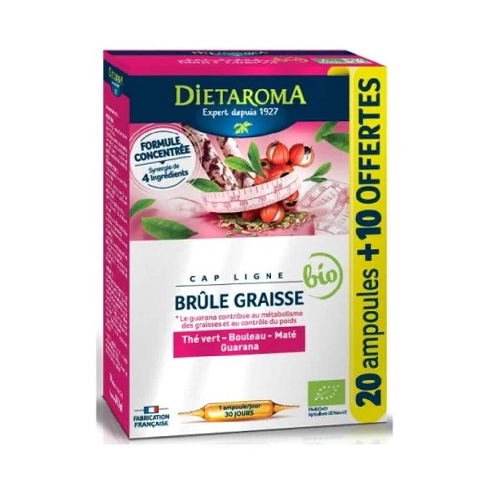 Dietaroma Capligne Brûle-graisse 30 ampoules x 10 ml Dietaroma Capligne Brûle-graisse 30 ampoules x 10 ml